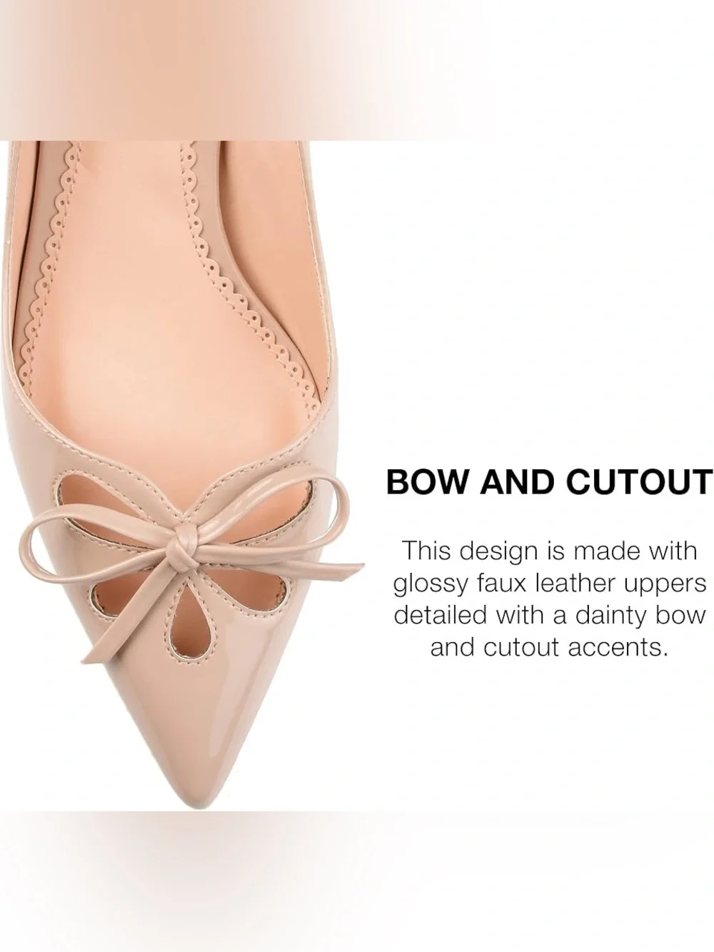 JOURNEE COLLECTION Lutana Kitten Heel Pump In Nude